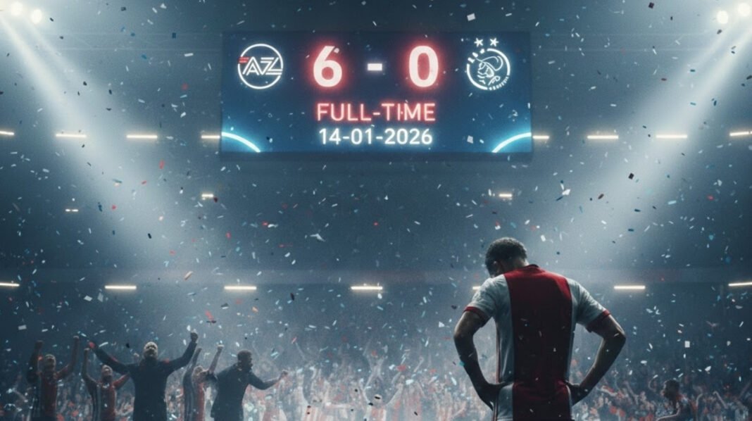 AZ Alkmaar Demolish Ajax 6-0 in KNVB Cup Upset