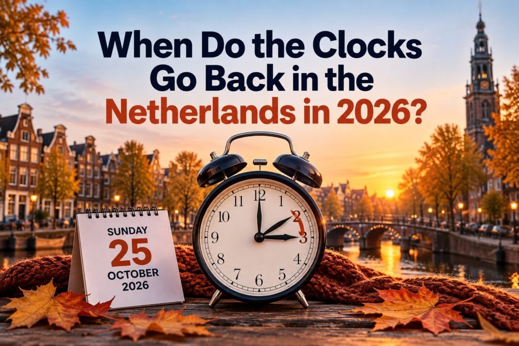 When Do the Clocks Go Back in the Netherlands in 2026? When Do the Clocks Go Back in the Netherlands in 2026?