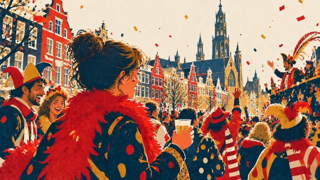 Dutch Carnaval 2026: The Ultimate Expat Survival Guide (Dates, Costumes & Traditions) Illustration: Dutch Carnival Parade Celebration