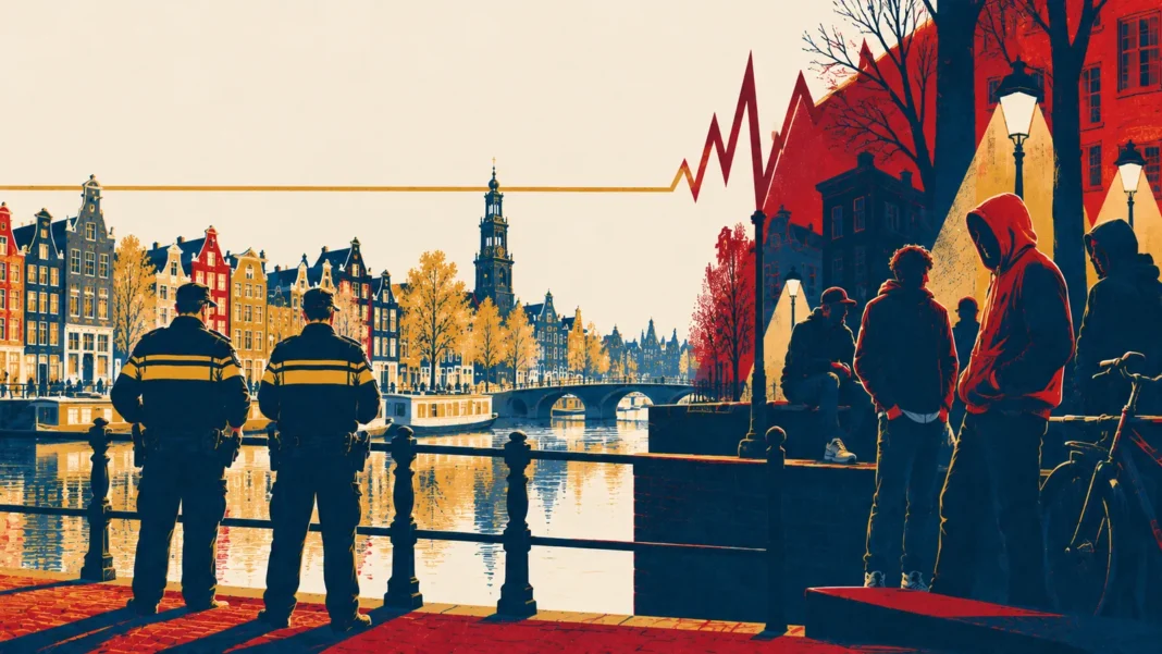 The Illusion of Stability: Dutch Crime Rates Flatline, But Youth Violence Surges in 2025 Illustration: Canal Calm, Rising Tensions