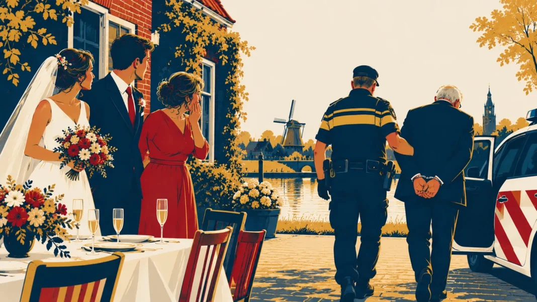 Dutch Family Dispute: Father-in-law Arrested Over โฌ500, Not the Bride Illustration: Canal-Side Wedding Arrest