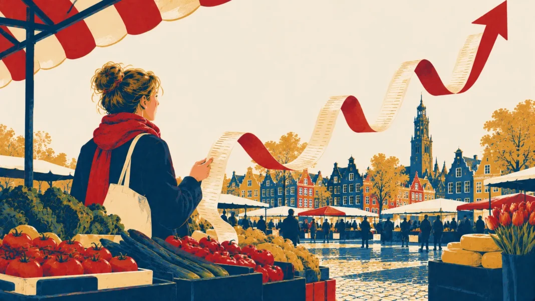 Dutch Inflation Holds Steady at 3.3% in 2025 Illustration: Rising Prices at the Dutch Market