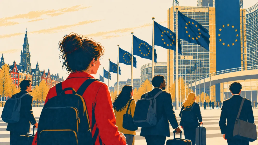 Illustration: A Hopeful Journey to Europe