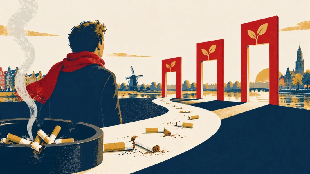 Health Insurance to Cover Three Quit Attempts: A New Push to Reduce Smoking Rates Illustration: Breaking Free Toward Sunrise
