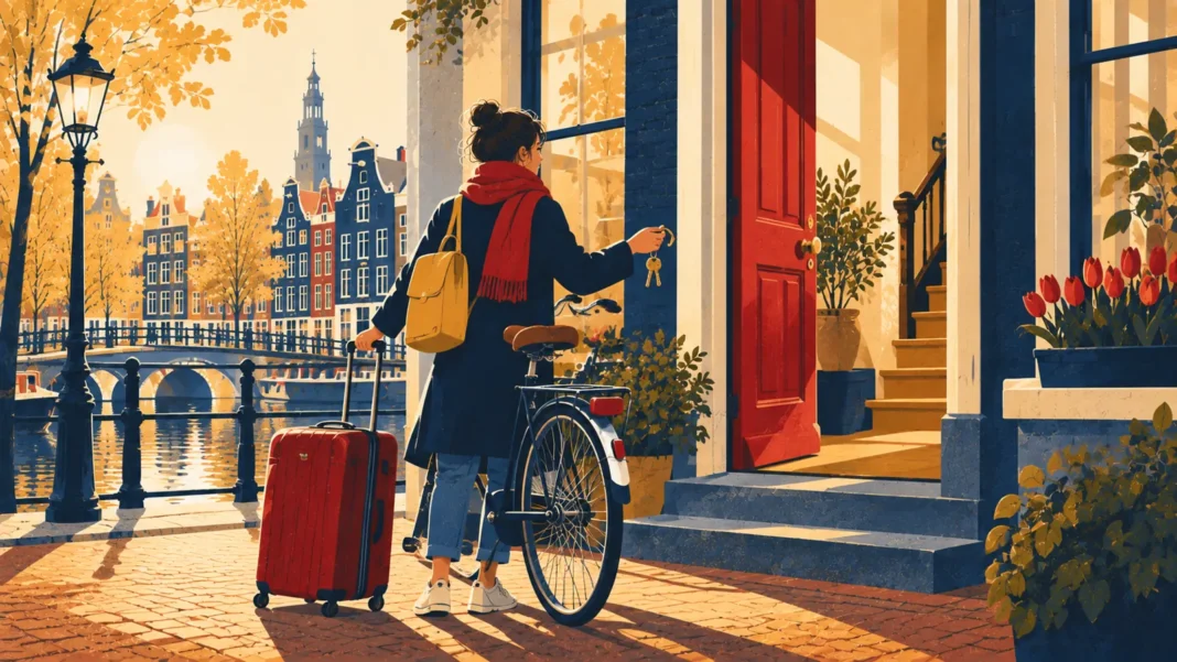 Moving to the Netherlands Checklist: Your First 30 Days (BSN, DigiD, Bank, Insurance) Moving to the Netherlands Checklist – illustration