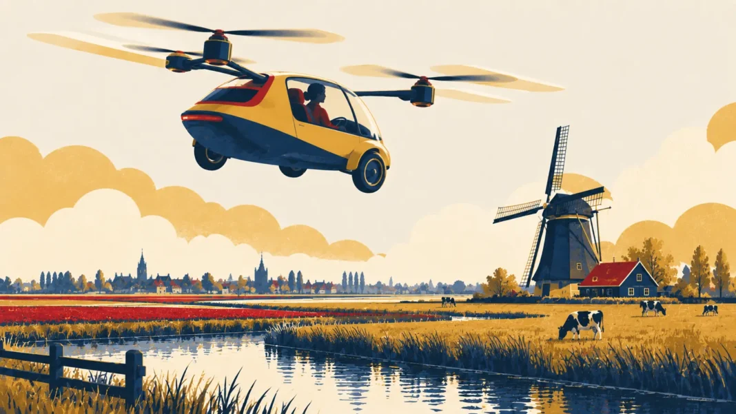 The Netherlands’ Flying Car Is Becoming Reality – illustration