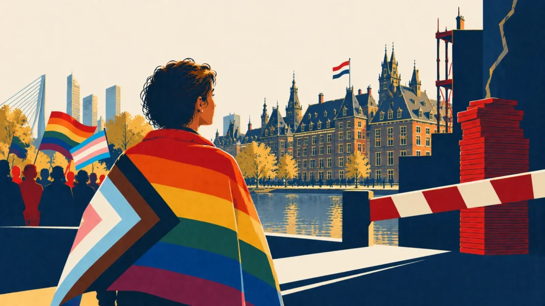 Illustration: Pride Protest Before Parliament