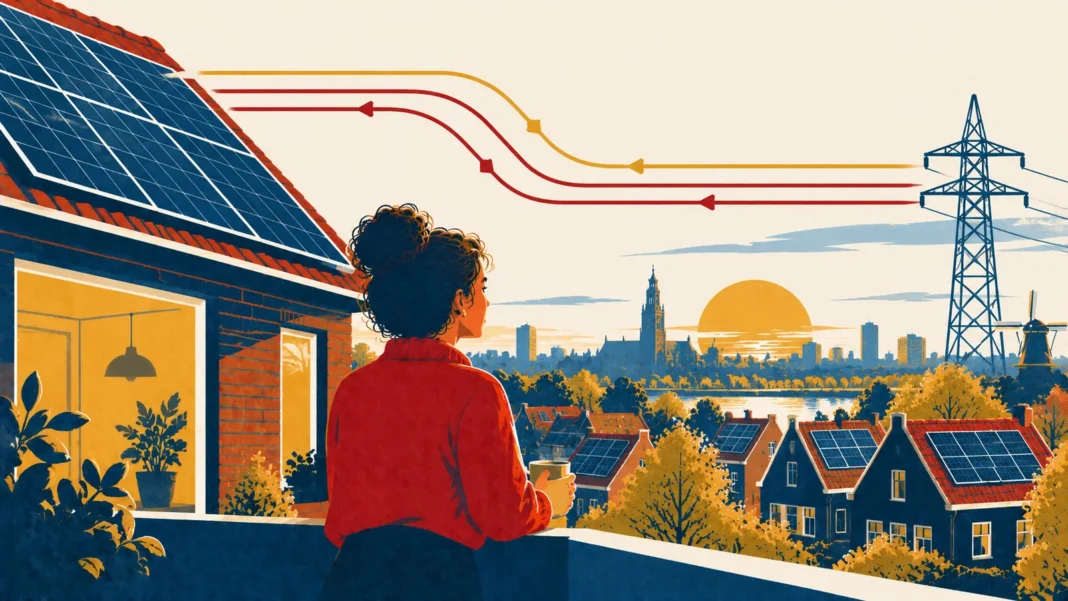 Illustration: Solar-Powered Dutch Sunset