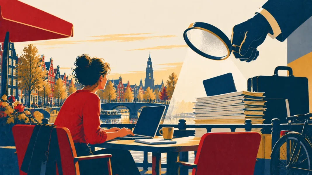Illustration: Canal Freelancer Under Scrutiny
